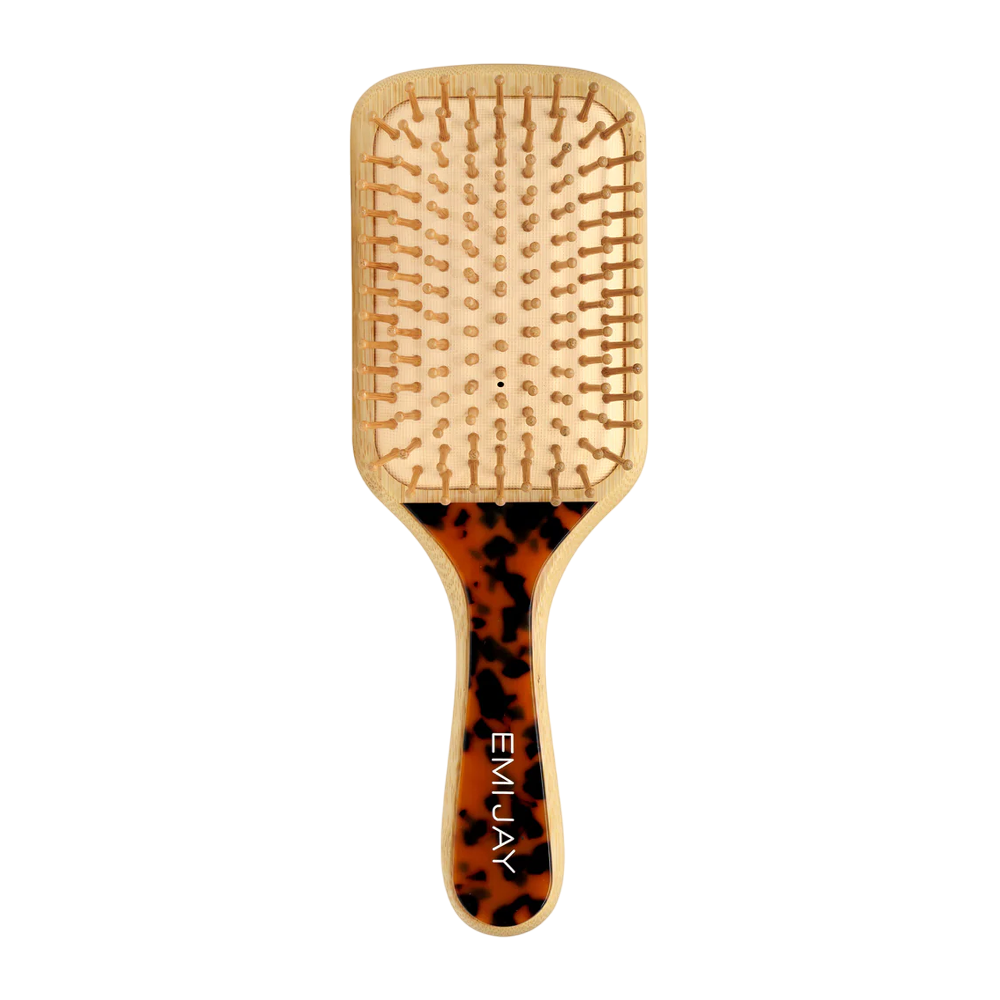 EMI JAY Bamboo Paddle Brush in Tortoise – Бамбукова щітка для волосся «Tortoise»